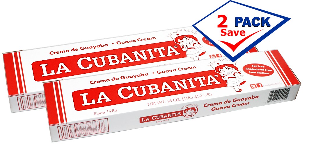 La Cubanita guava paste (Cream)  16 oz Pack of 2